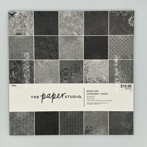 The Paper Studio - Boho Chic - 12”x12” - 80 Sheets - New